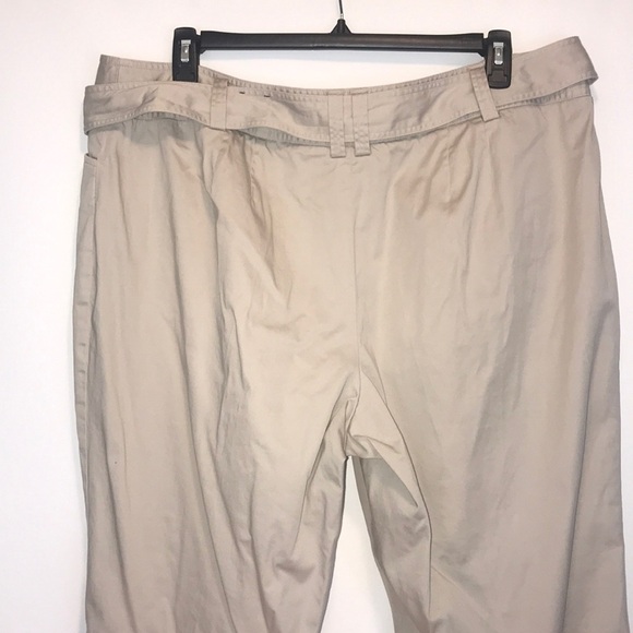 Lane Bryant Tan Capri Pants Size 22 - Picture 5 of 9